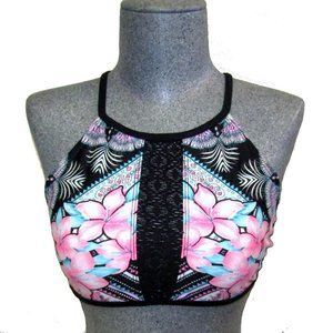 OP High Neck Halter Bikini Top Size S